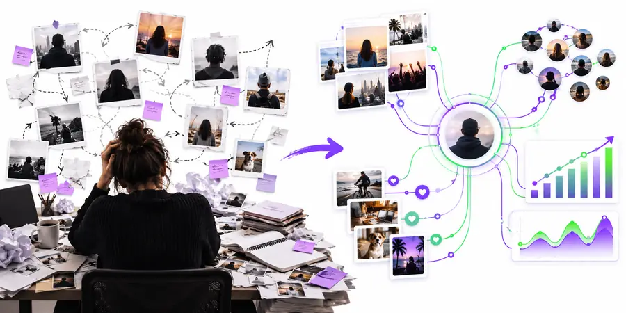 Illustration of considering creator discovery as a research task
